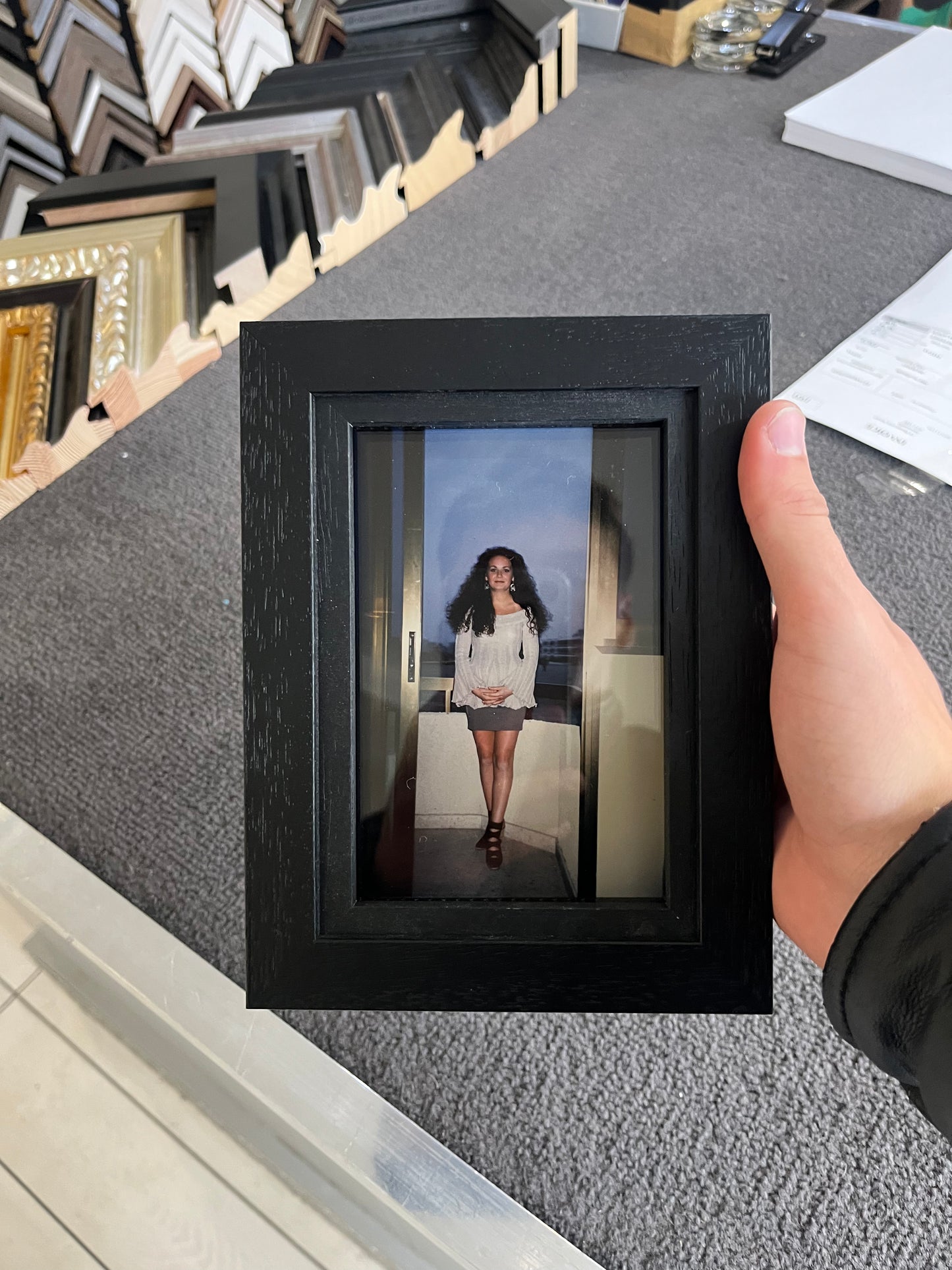 Custom Glass Photo Frame For Indoors or Outdoors (This product is not ready for sale, frame is subject to change)